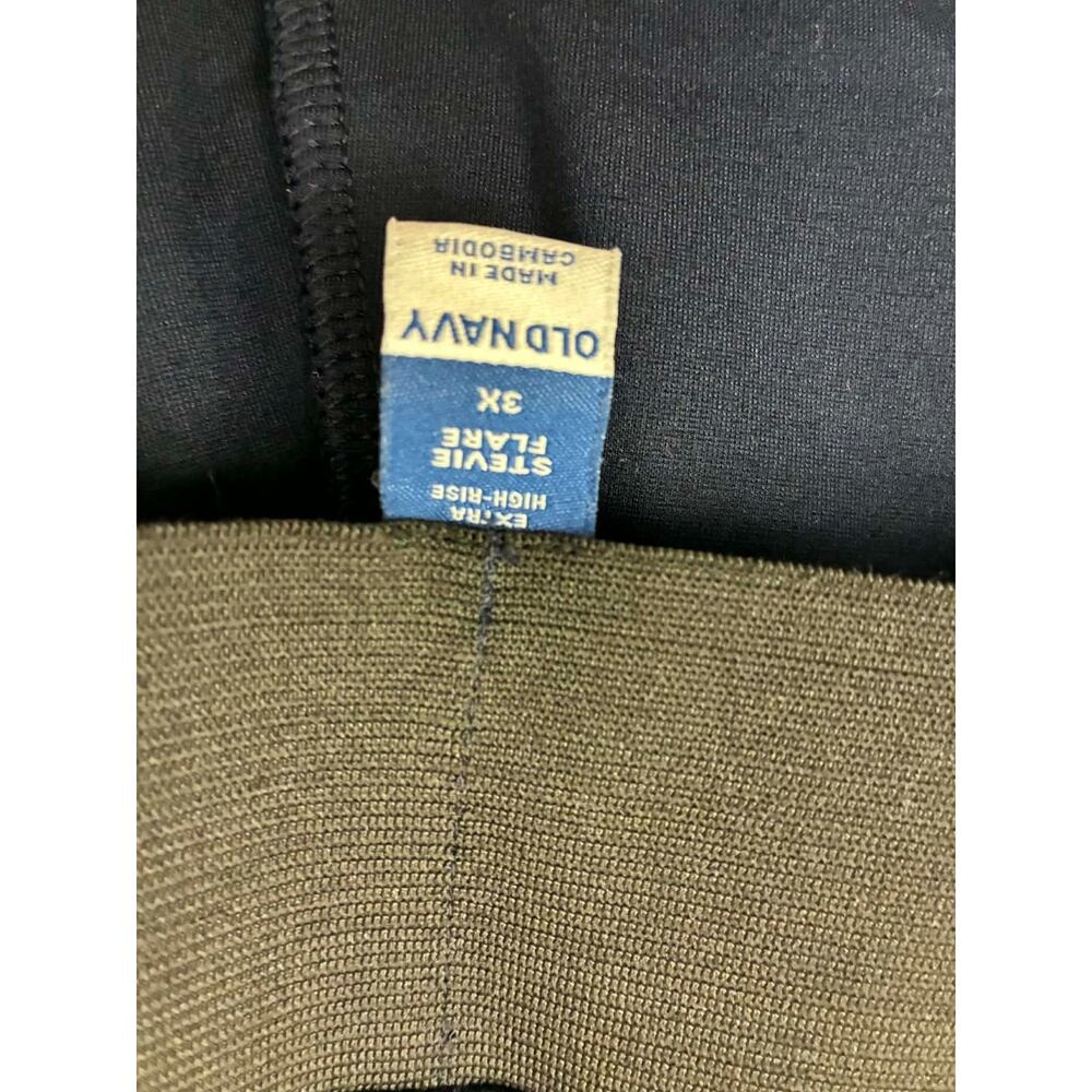 Old Navy Black Stretch Pull On Pants Plus Size 3X Comfort Fit - Picture 3 of 5